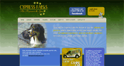 Desktop Screenshot of cypressfallspetresort.com